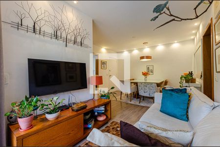 Sala de apartamento para alugar com 3 quartos, 98m² em Santa Rosa, Niterói