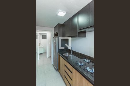 Cozinha de apartamento para alugar com 1 quarto, 30m² em Centro, São Leopoldo
