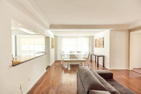 Sala de apartamento para alugar com 2 quartos, 98m² em Indianópolis, São Paulo