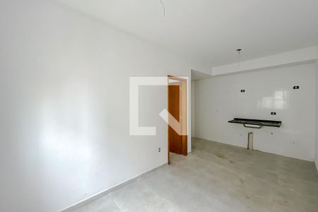Sala/Cozinha de apartamento à venda com 1 quarto, 27m² em Vila Bertioga, São Paulo
