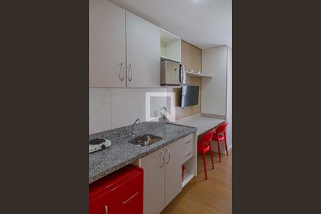 Studio à venda com 20m², 1 quarto e sem vagaCozinha