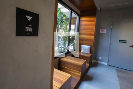 Studio para alugar com 26m², 1 quarto e sem vaga Studio para alugar com 26m², 1 quarto e sem vagaÁrea Comum - Louge