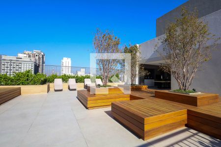 Studio para alugar com 26m², 1 quarto e sem vaga Studio para alugar com 26m², 1 quarto e sem vagaÁrea comum - Roof Top