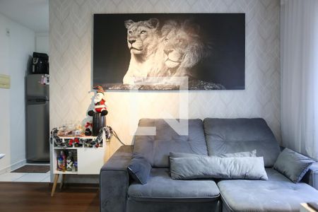 Sala de apartamento para alugar com 2 quartos, 48m² em Parque João Ramalho, Santo André