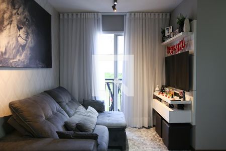 Sala de apartamento para alugar com 2 quartos, 48m² em Parque João Ramalho, Santo André