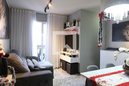 Sala de apartamento para alugar com 2 quartos, 48m² em Parque João Ramalho, Santo André