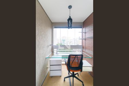 Varanda - Escritório de apartamento para alugar com 1 quarto, 70m² em Jardim Paulista, São Paulo