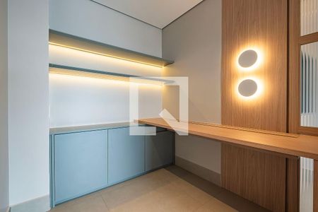 Sala/Cozinha - Escritóio de apartamento para alugar com 2 quartos, 86m² em Pinheiros, São Paulo