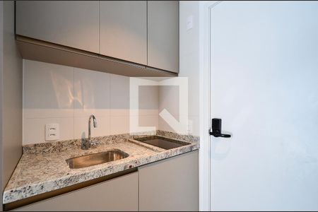 Sala/Cozinha de apartamento para alugar com 1 quarto, 29m² em Chácara Inglesa, São Paulo