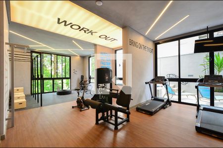 Academia de apartamento para alugar com 1 quarto, 29m² em Chácara Inglesa, São Paulo