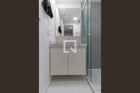 Studio para alugar com 25m², 1 quarto e 1 vaga Studio para alugar com 25m², 1 quarto e 1 vagaBanheiro do Studio