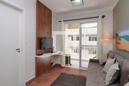 Sala  de apartamento para alugar com 1 quarto, 45m² em Bela Vista, São Paulo