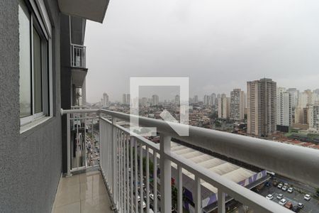 Varanda da Sala de apartamento para alugar com 2 quartos, 55m² em Vila Dom Pedro I, São Paulo