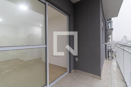 Varanda da Sala de apartamento para alugar com 2 quartos, 55m² em Vila Dom Pedro I, São Paulo