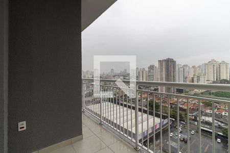 Varanda da Sala de apartamento para alugar com 2 quartos, 55m² em Vila Dom Pedro I, São Paulo