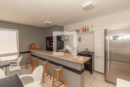 Apartamento para alugar com 43m², 2 quartos e 1 vagaÁrea comum - Salão de festas
