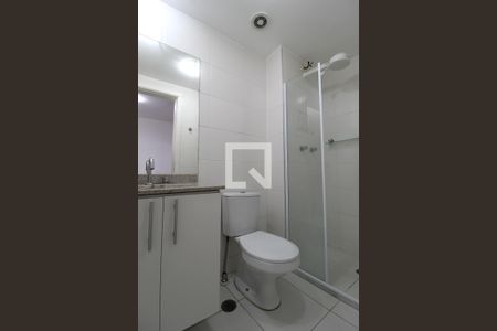 Banheiro da Suíte de kitnet/studio para alugar com 1 quarto, 39m² em Indianópolis, São Paulo