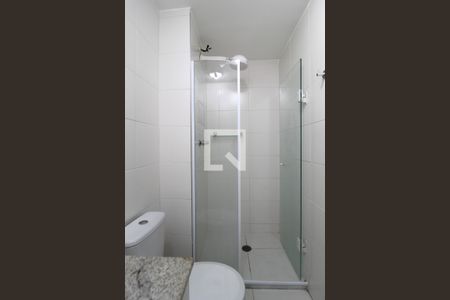 Banheiro da Suíte de kitnet/studio para alugar com 1 quarto, 39m² em Indianópolis, São Paulo