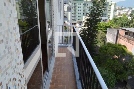 Varanda da Sala de apartamento para alugar com 3 quartos, 80m² em Taquara, Rio de Janeiro