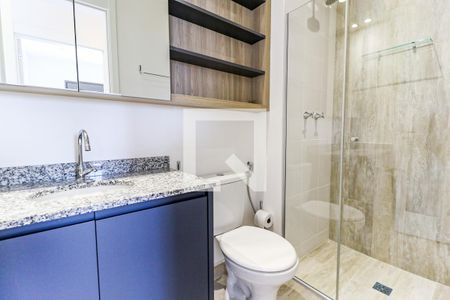 Banheiro de apartamento à venda com 2 quartos, 55m² em Santo Amaro, São Paulo