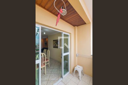 Varanda de apartamento à venda com 3 quartos, 97m² em Vila Scarpelli, Santo André