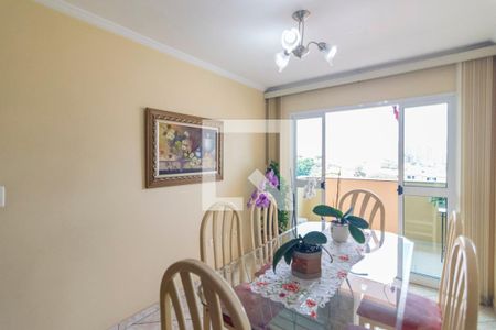 Sala de Jantar de apartamento à venda com 3 quartos, 97m² em Vila Scarpelli, Santo André