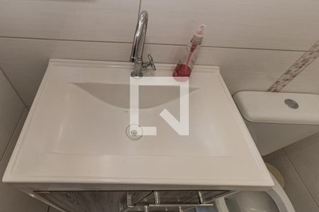 Banheiro da Suíte de apartamento à venda com 1 quarto, 36m² em Protásio Alves, Porto Alegre