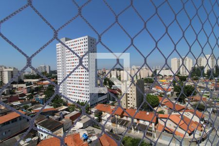 Vista janela da sala de apartamento para alugar com 1 quarto, 27m² em Jardim Cidália, São Paulo