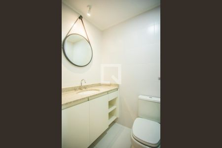 Banheiro de kitnet/studio para alugar com 1 quarto, 19m² em Vila Clementino, São Paulo