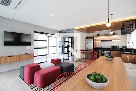 Studio à venda com 33m², 1 quarto e sem vagaÁrea gourmet