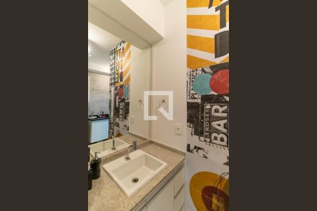 Banheiro - Lavatório de kitnet/studio para alugar com 1 quarto, 25m² em Vila Madalena, São Paulo