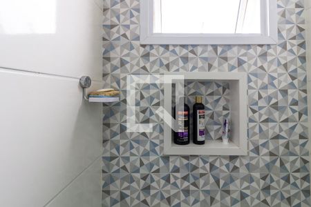 Apartamento para alugar com 83m², 2 quartos e 1 vagaDetalhe do banheiro da suíte