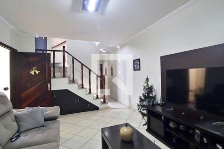 Sala de casa à venda com 4 quartos, 225m² em Parque Novo Oratório, Santo André
