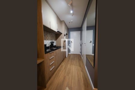 Cozinha de apartamento para alugar com 1 quarto, 27m² em Vila Mariana, São Paulo