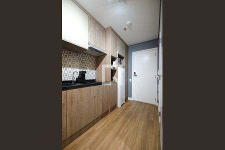 Cozinha de apartamento para alugar com 1 quarto, 27m² em Vila Mariana, São Paulo