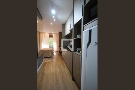 Cozinha de apartamento para alugar com 1 quarto, 27m² em Vila Mariana, São Paulo