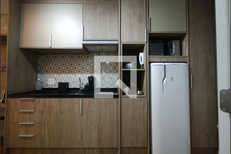 Cozinha de apartamento para alugar com 1 quarto, 27m² em Vila Mariana, São Paulo