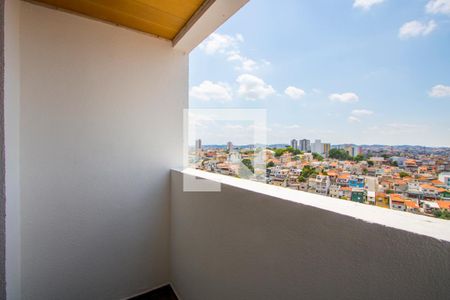 Varanda da sala de apartamento para alugar com 2 quartos, 71m² em Vila Apiai, Santo André