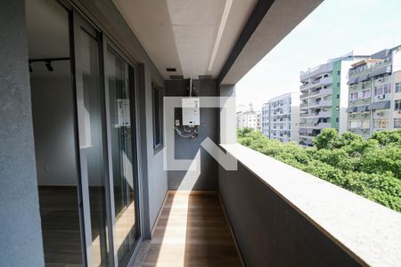 Varanda da Sala de kitnet/studio para alugar com 1 quarto, 50m² em Tijuca, Rio de Janeiro