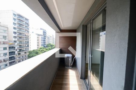 Varanda da Sala de kitnet/studio para alugar com 1 quarto, 50m² em Tijuca, Rio de Janeiro