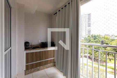 Varanda da Sala de apartamento para alugar com 2 quartos, 63m² em Jardim Atlântico, Goiânia
