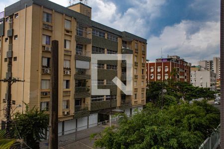 Vista Sala de apartamento para alugar com 1 quarto, 55m² em Jardim Tres Marias, Guarujá