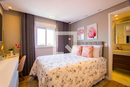 Quarto 1 - Suíte de apartamento à venda com 2 quartos, 61m² em Paraíso, Santo André