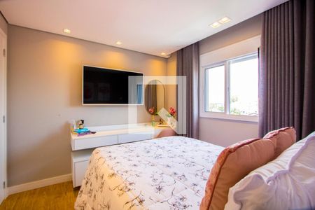 Quarto 1 - Suíte de apartamento à venda com 2 quartos, 61m² em Paraíso, Santo André
