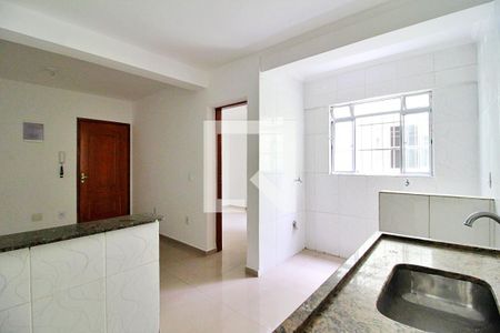 Cozinha e Área de Serviço de apartamento para alugar com 2 quartos, 55m² em Parque Oratório, Santo André