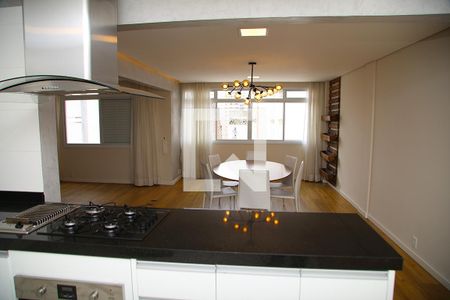 Cozinha  de apartamento à venda com 1 quarto, 92m² em Jardim Paulista, São Paulo