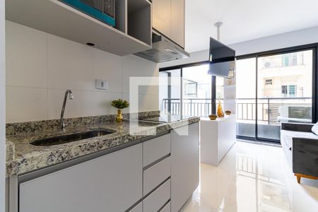 Studio à venda com 26m², 1 quarto e sem vaga Studio à venda com 26m², 1 quarto e sem vagaCozinha
