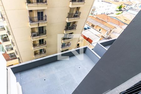 Sacada da Sala de kitnet/studio à venda com 1 quarto, 26m² em Santana, São Paulo