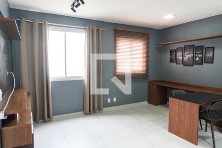 Sala/Cozinha de apartamento à venda com 1 quarto, 34m² em Vila Paulista, São Paulo