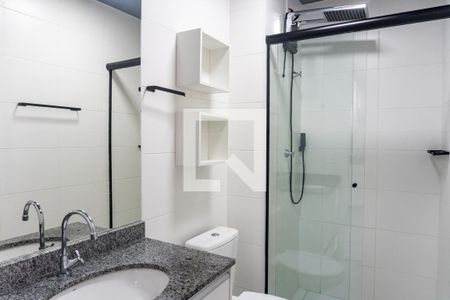 Banheiro de apartamento à venda com 1 quarto, 34m² em Vila Paulista, São Paulo